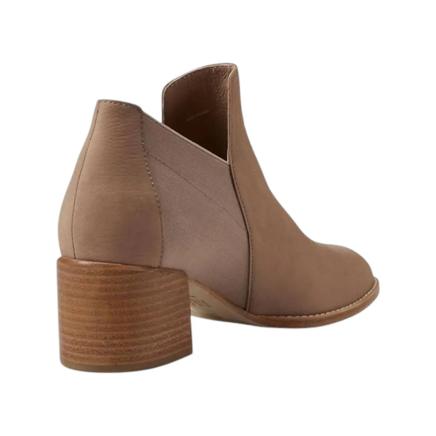 Women's Bayo Earth Booties In Earth Tumbled Nubuck