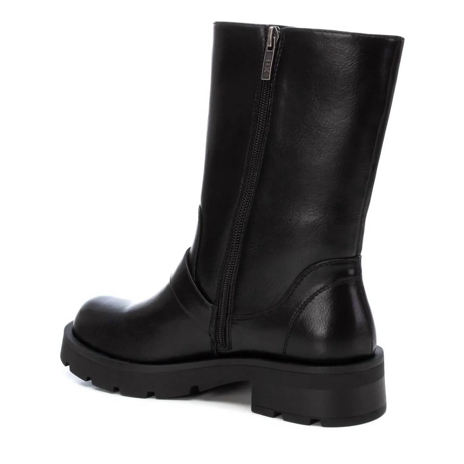 Women's Biker Booties In Black