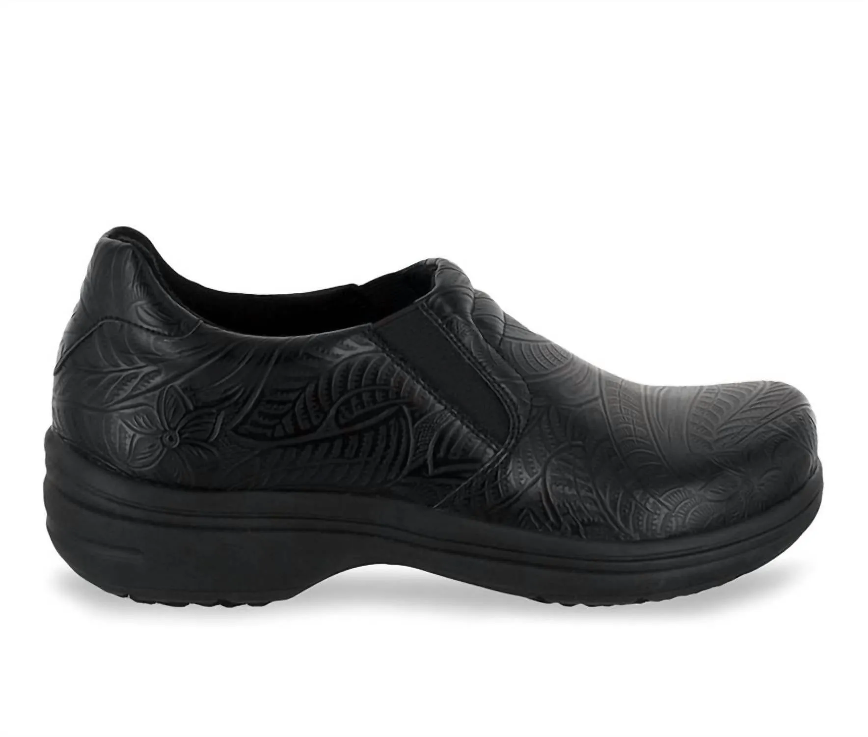 Women's Bind Health Care Professional Shoe - Medium Width In Black Embossed