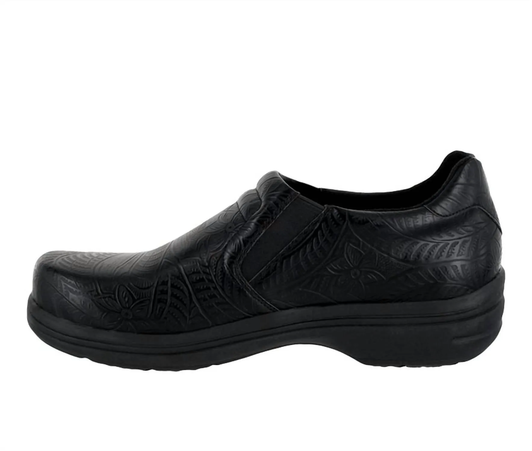 Women's Bind Health Care Professional Shoe - Medium Width In Black Embossed