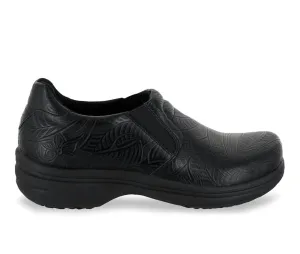 Women's Bind Health Care Professional Shoe - Medium Width In Black Embossed