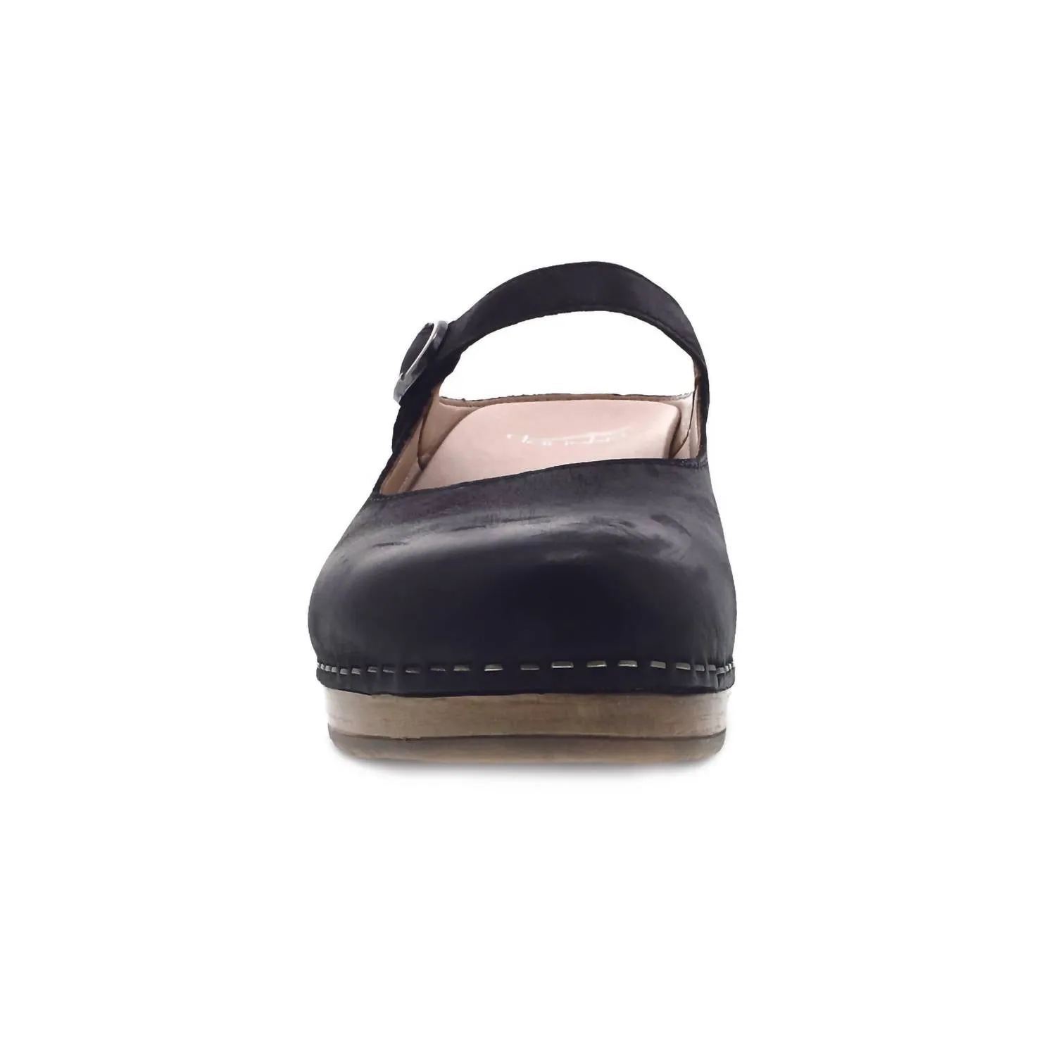 Women's Bria Burnished Mary Jane Mule In Black