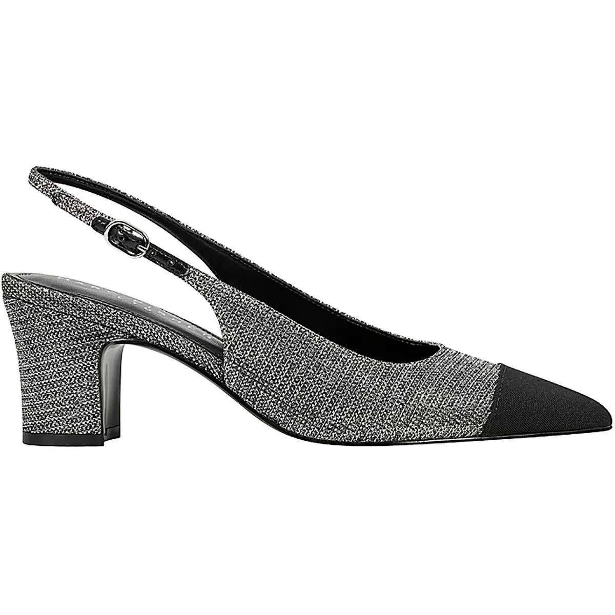 Womens Buckle Slingback Heels