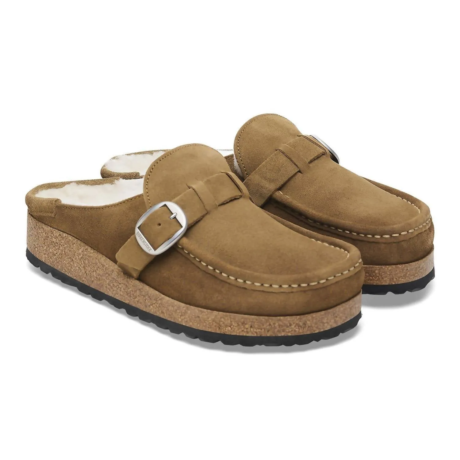 Women's Buckley Shearling Slip On Shoes In Tea