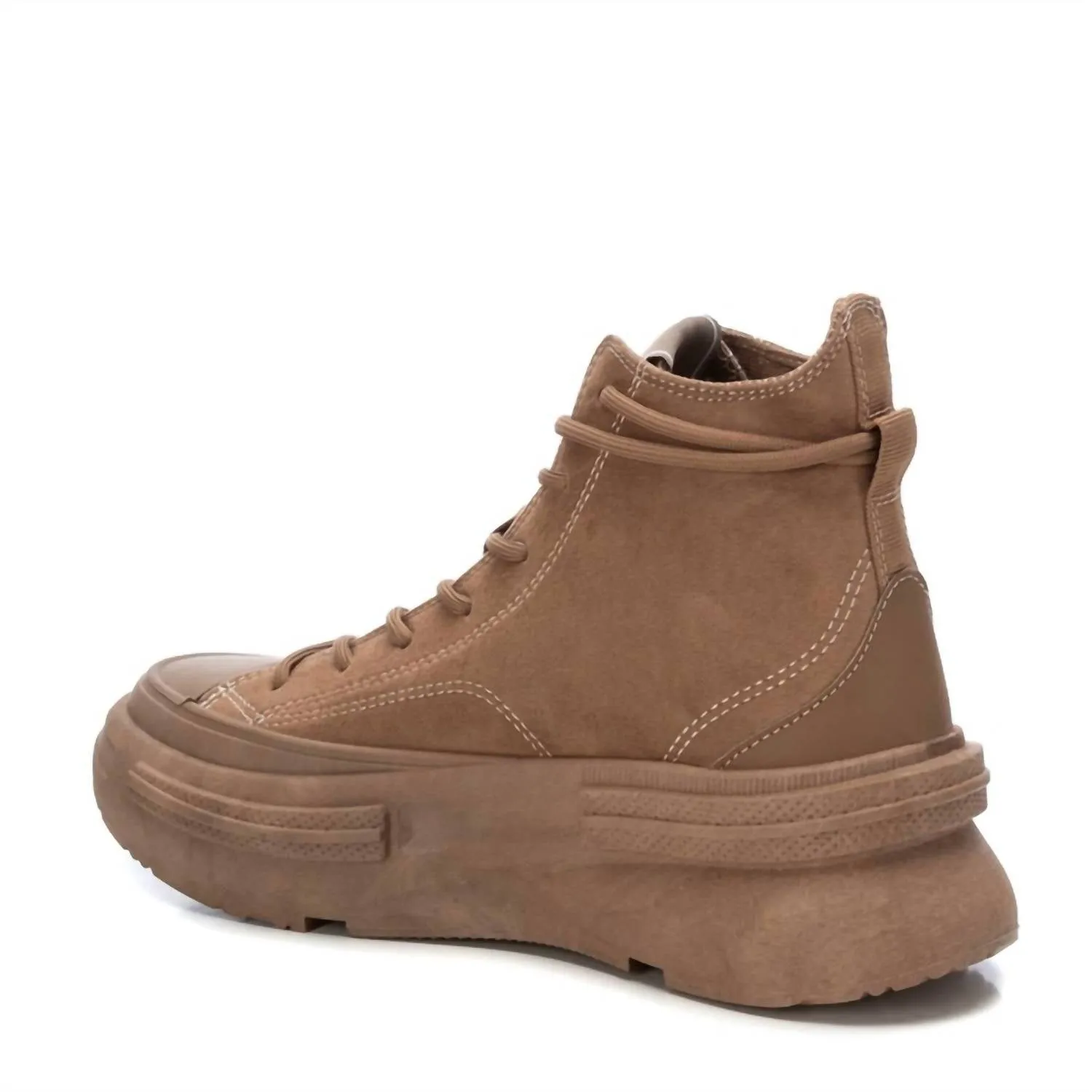 Women's Canvas Cnkle Booties In Taupe
