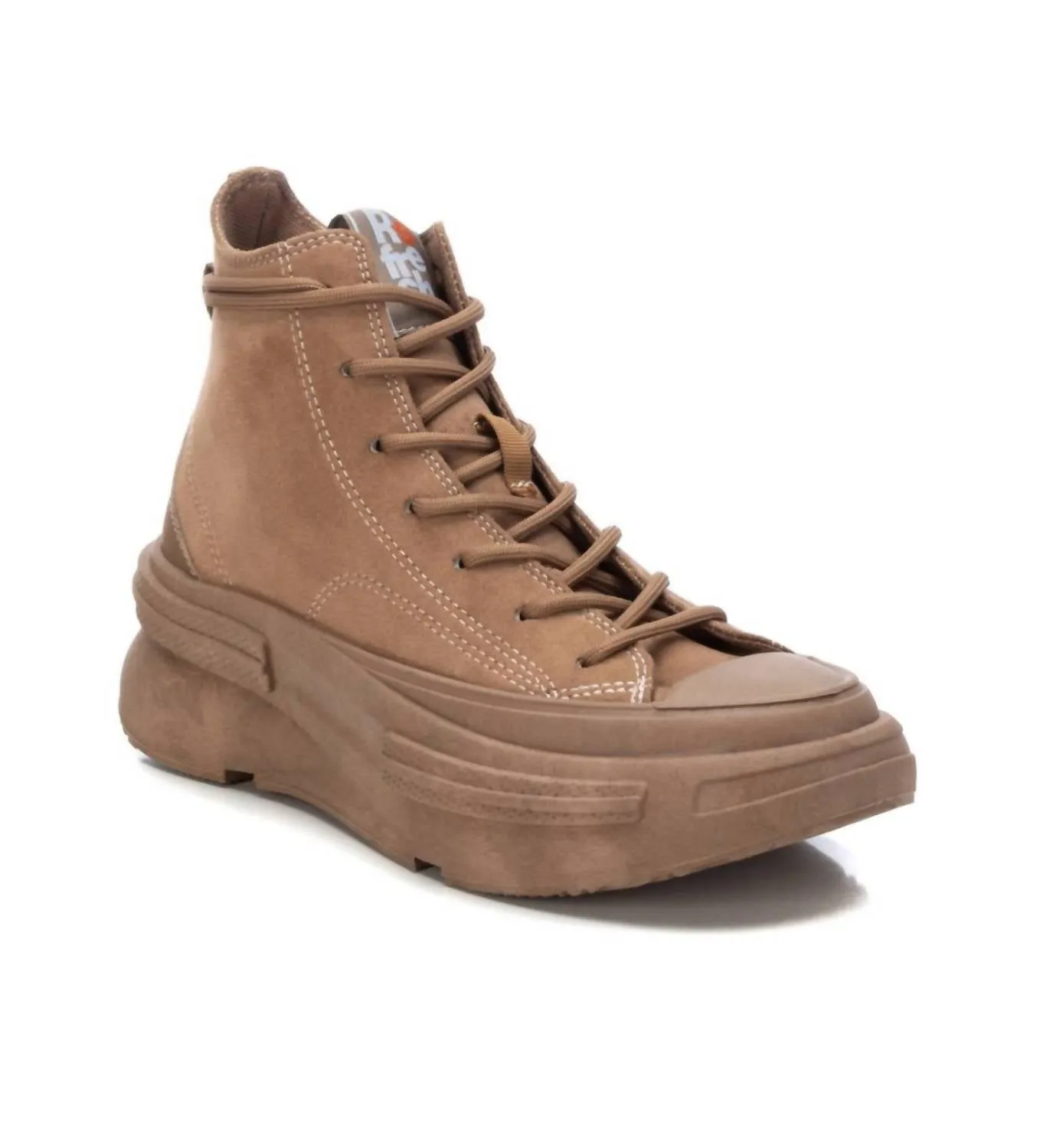 Women's Canvas Cnkle Booties In Taupe