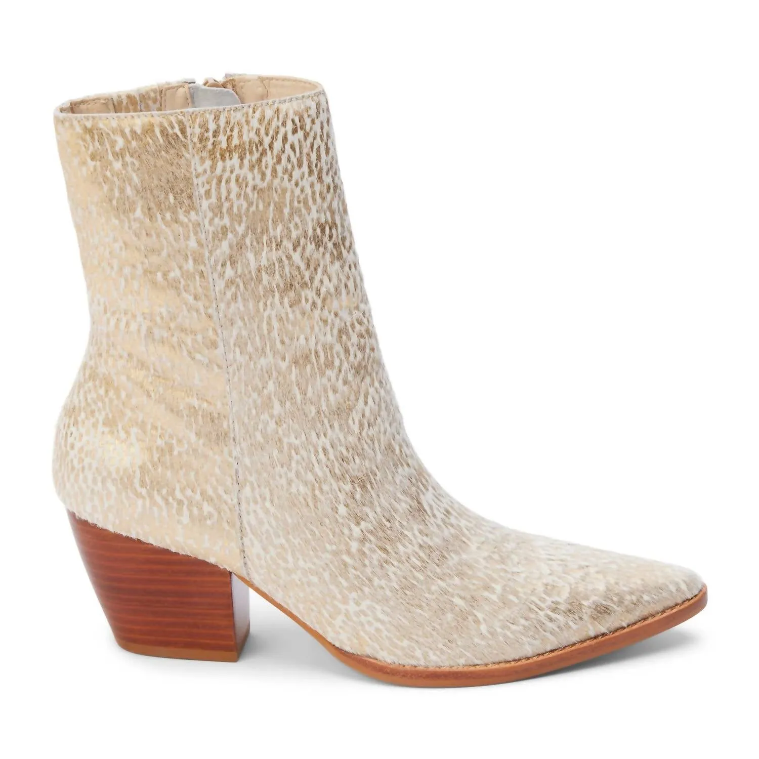 Women's Caty Ankle Boots In Gold Splatter