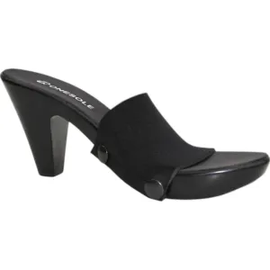 Women's Chic Interchangeable Heels In Black