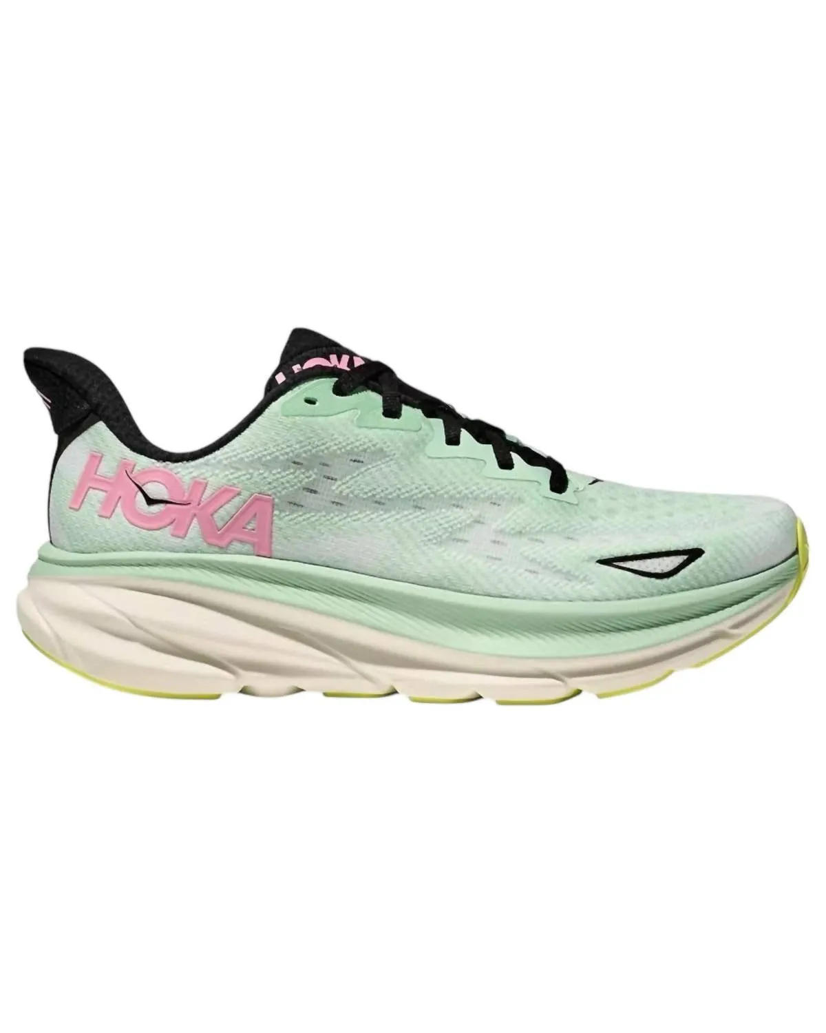 Women's Clifton 9 Shoes In Mint Fluorite / Snow Melt Mnw