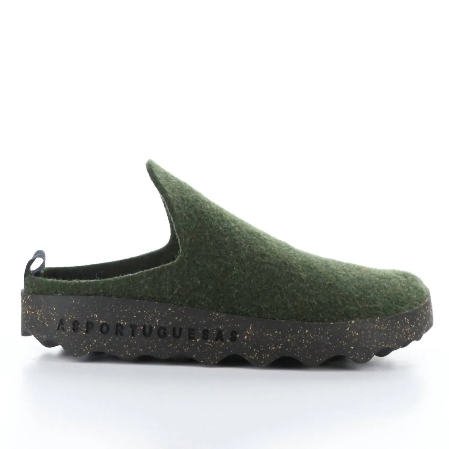 Women's Come Mule In Military Green