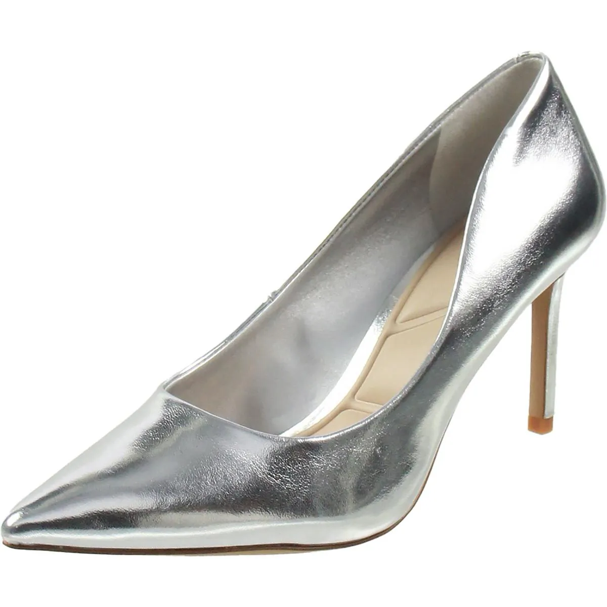 Womens Cushioned Footbed Man Made Pumps