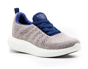 Women's Eden Sneaker In Natural Denim Merino Wool