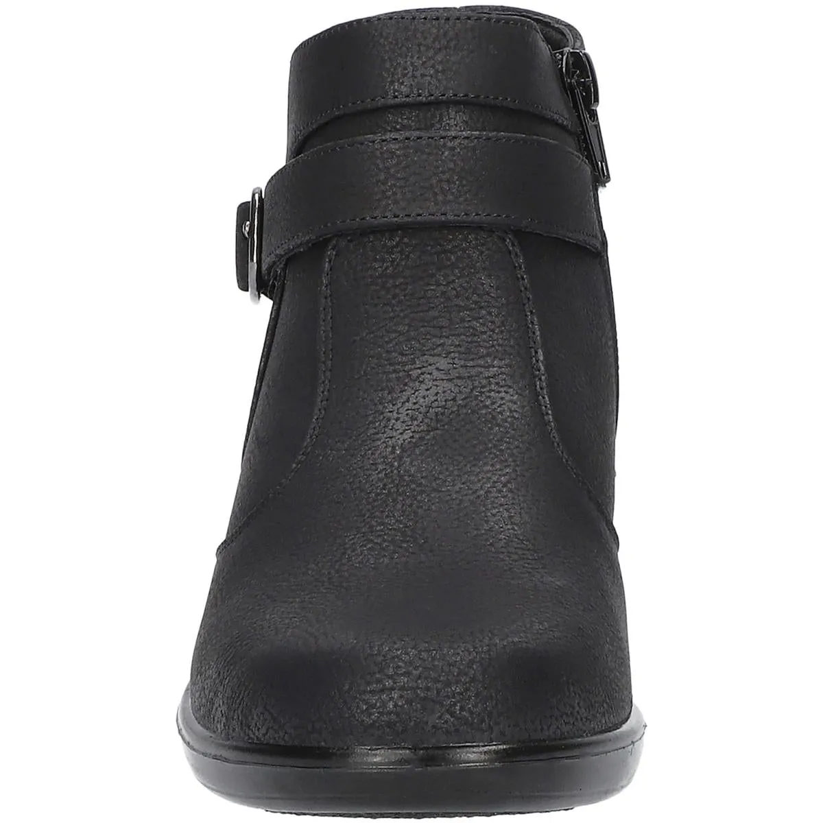 Womens Faux Leather Ankle Booties