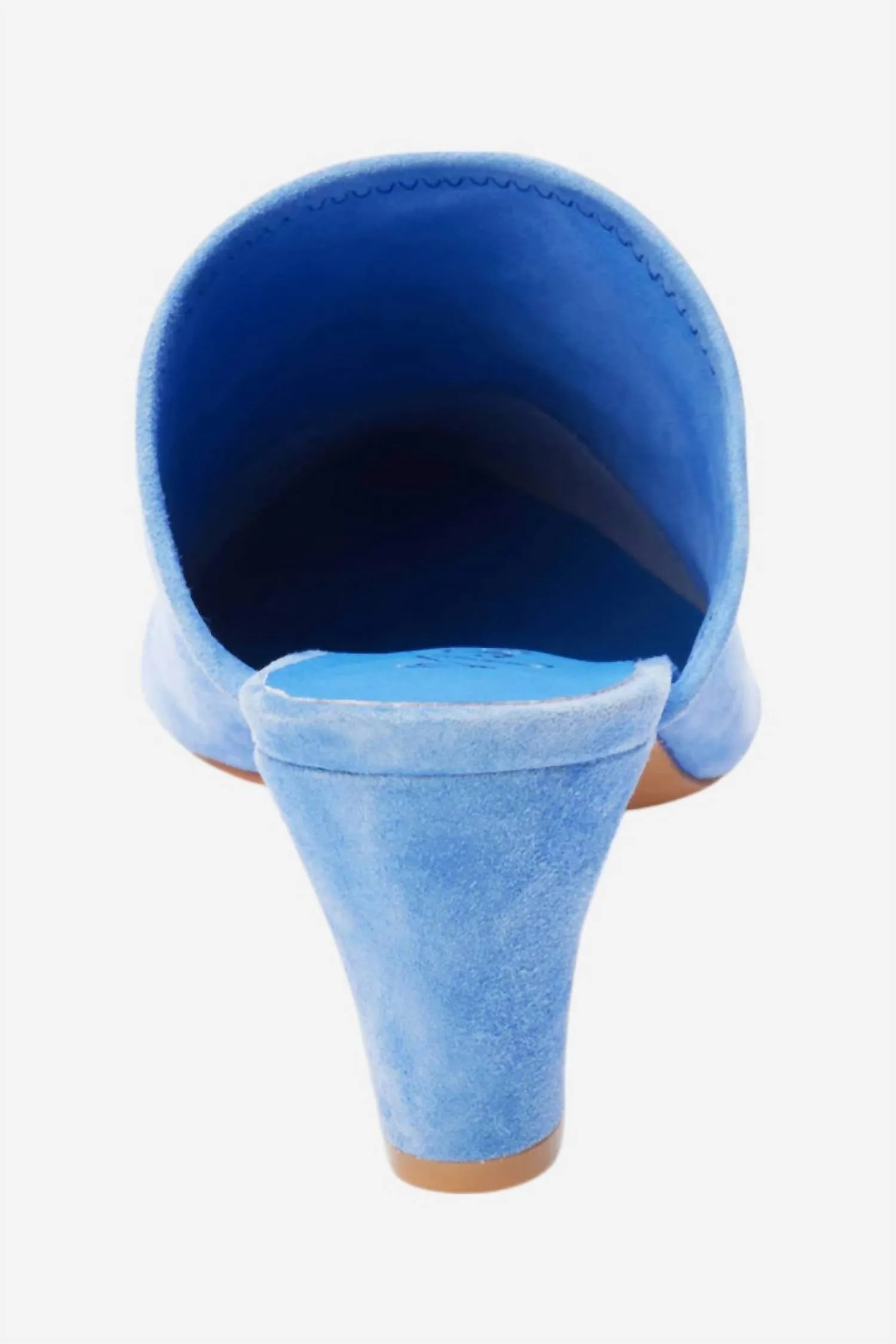 Women's Frances Heeled Mules In Blue