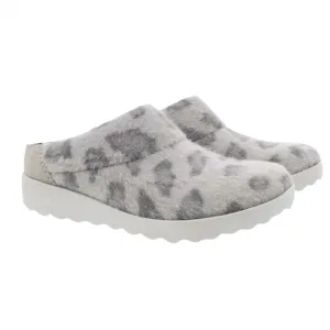Women's Lucie Textile Clog In Grey Leopard