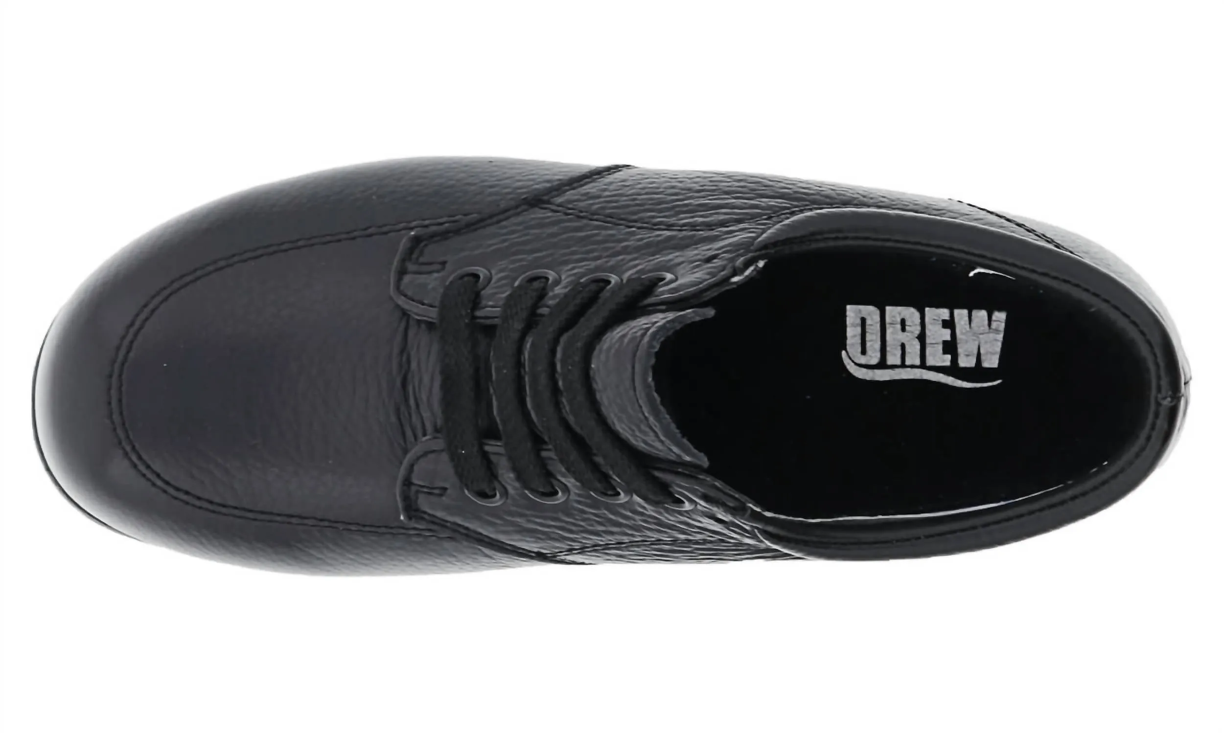 Women's New Villager Shoe In Black Soft Pebble