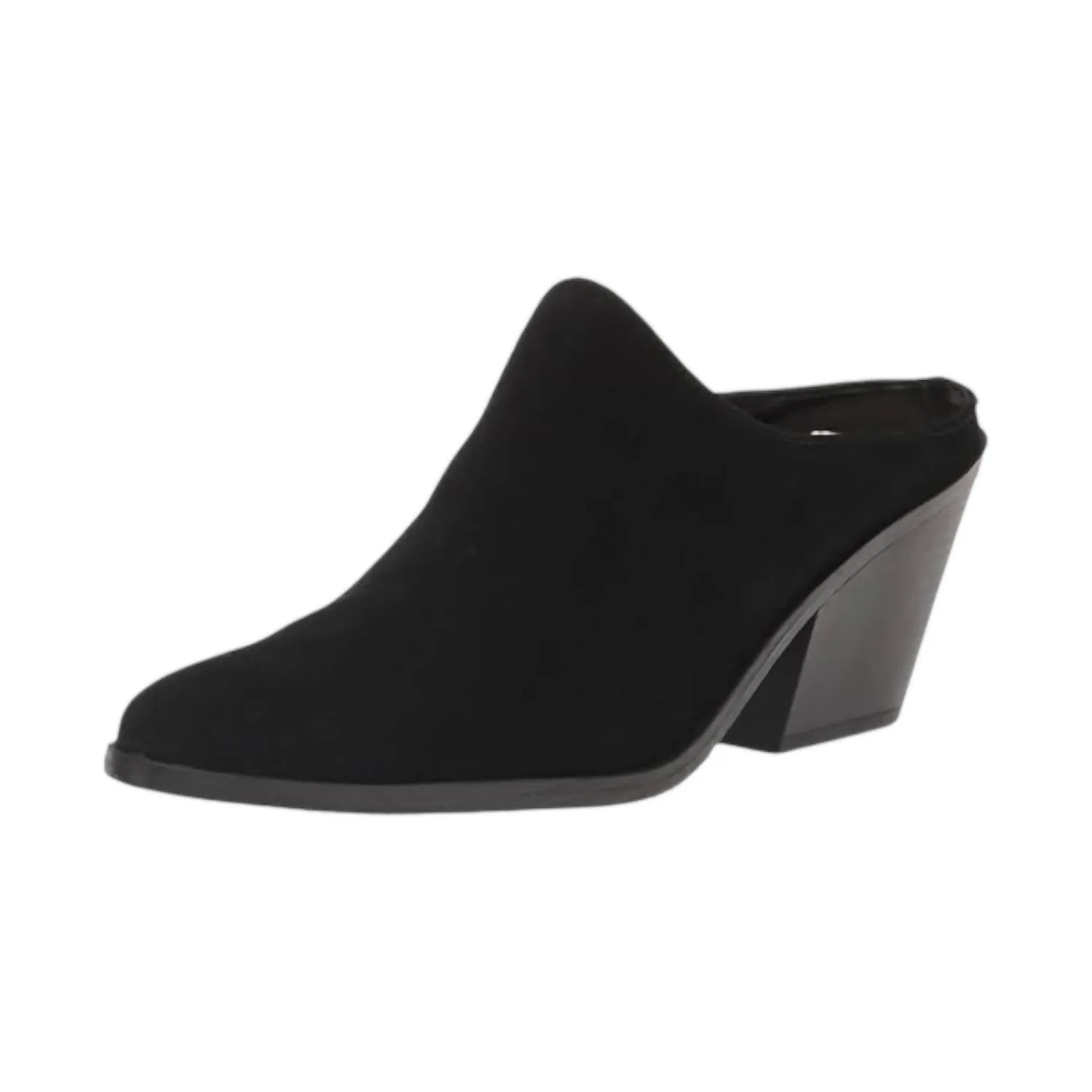 Women's Nicole Mule In Black Suede
