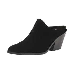 Women's Nicole Mule In Black Suede