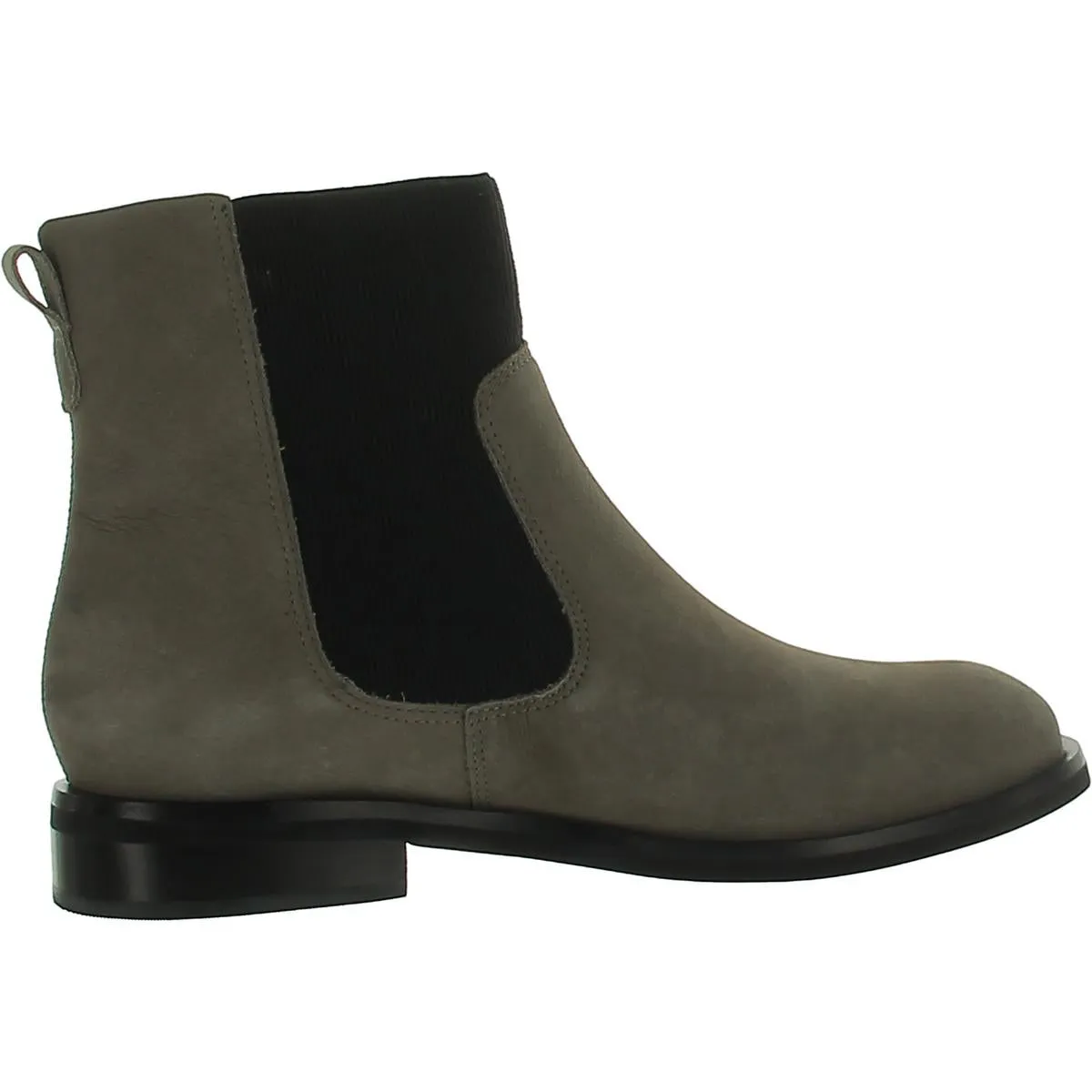 Womens Nubuck Stretch Chelsea Boots