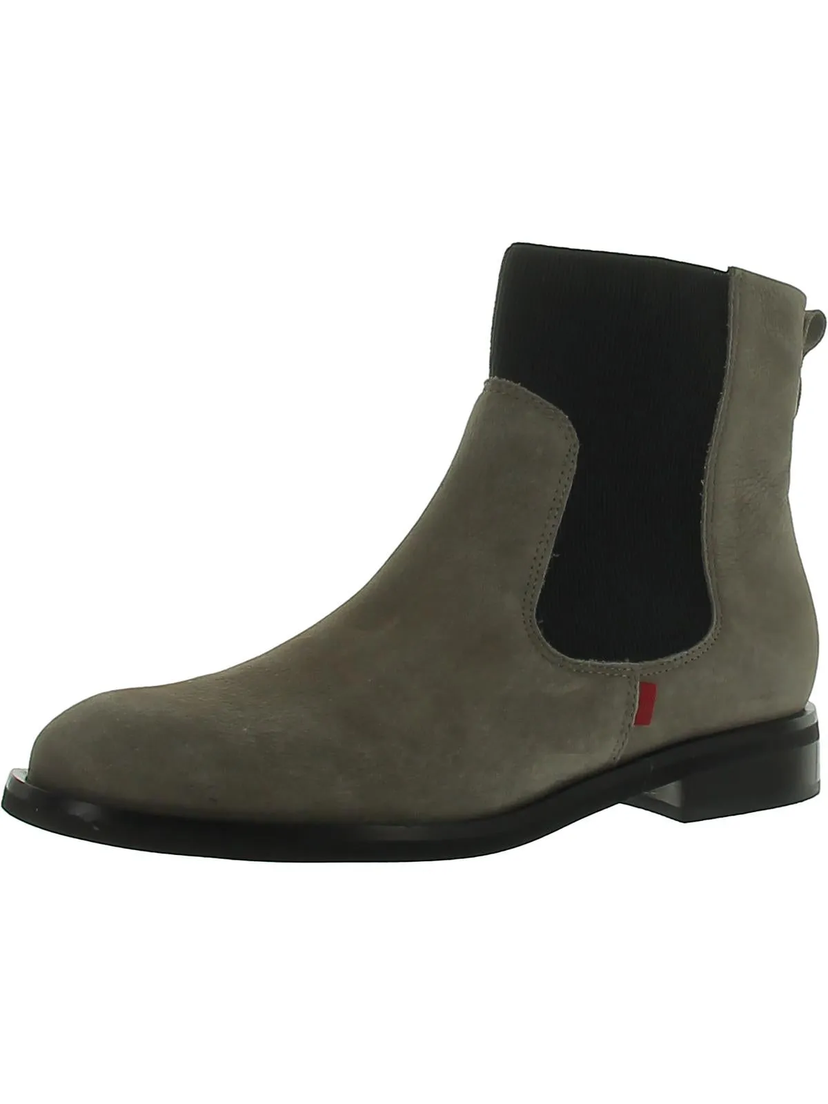 Womens Nubuck Stretch Chelsea Boots