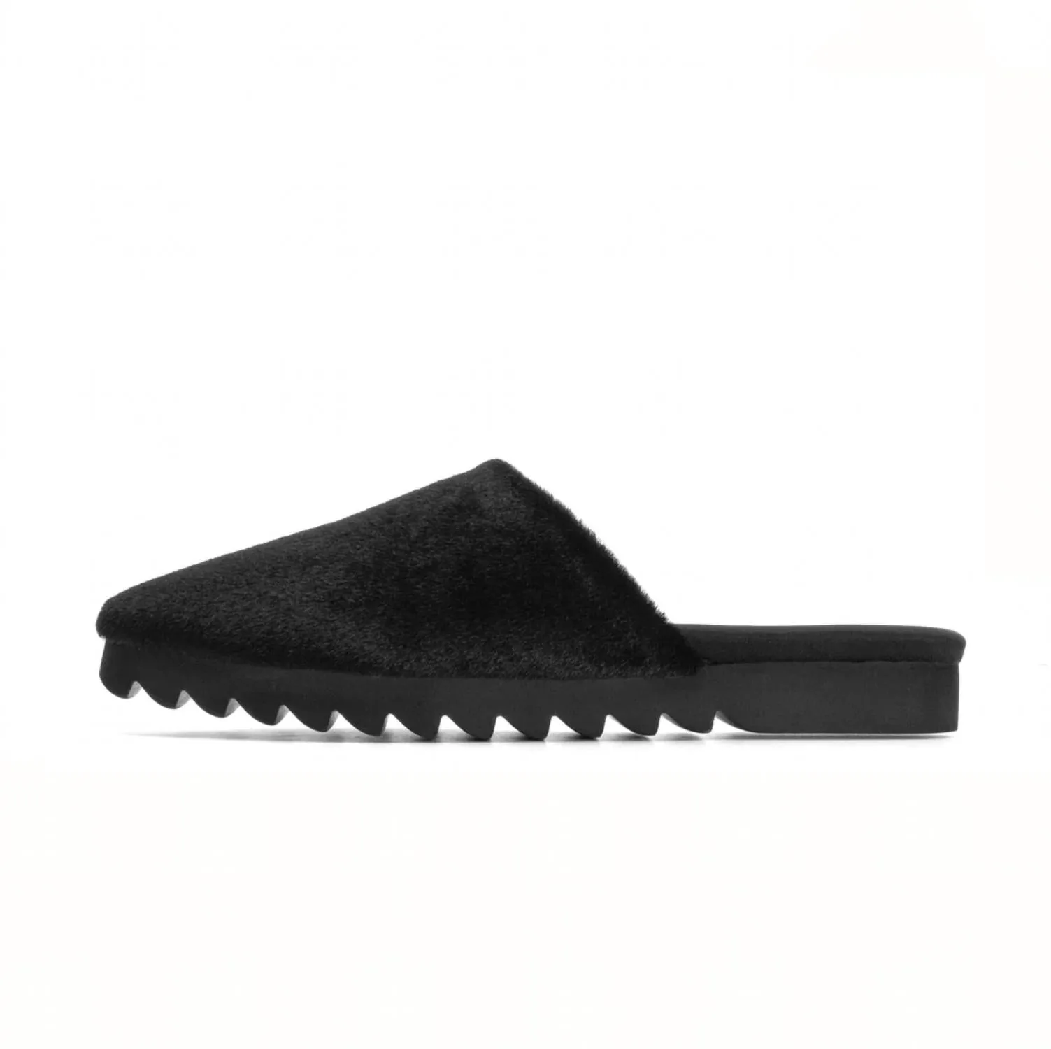 Women's Pony Faux Calf Hair Mule In Black