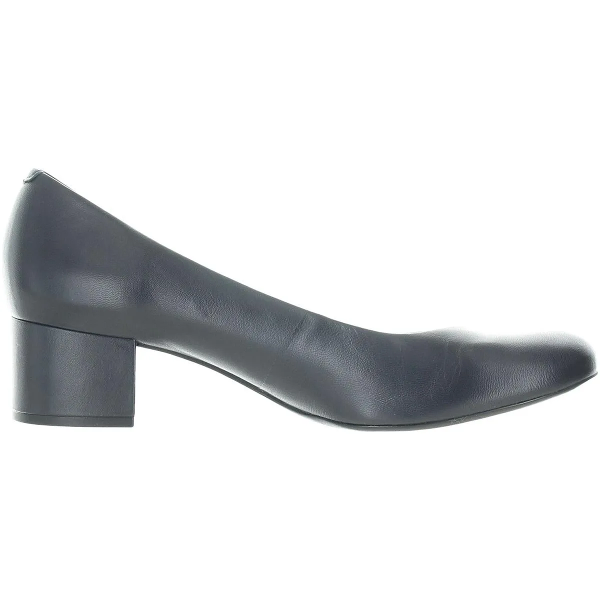 Womens Solid Leather Pumps