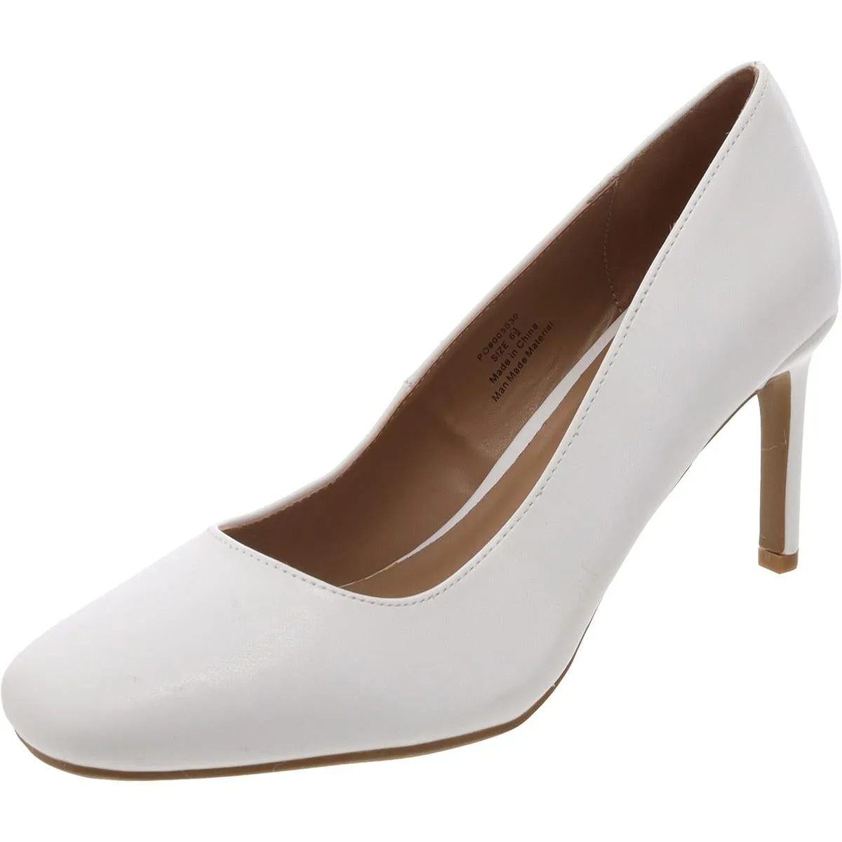 Womens Solid Manmade Pumps