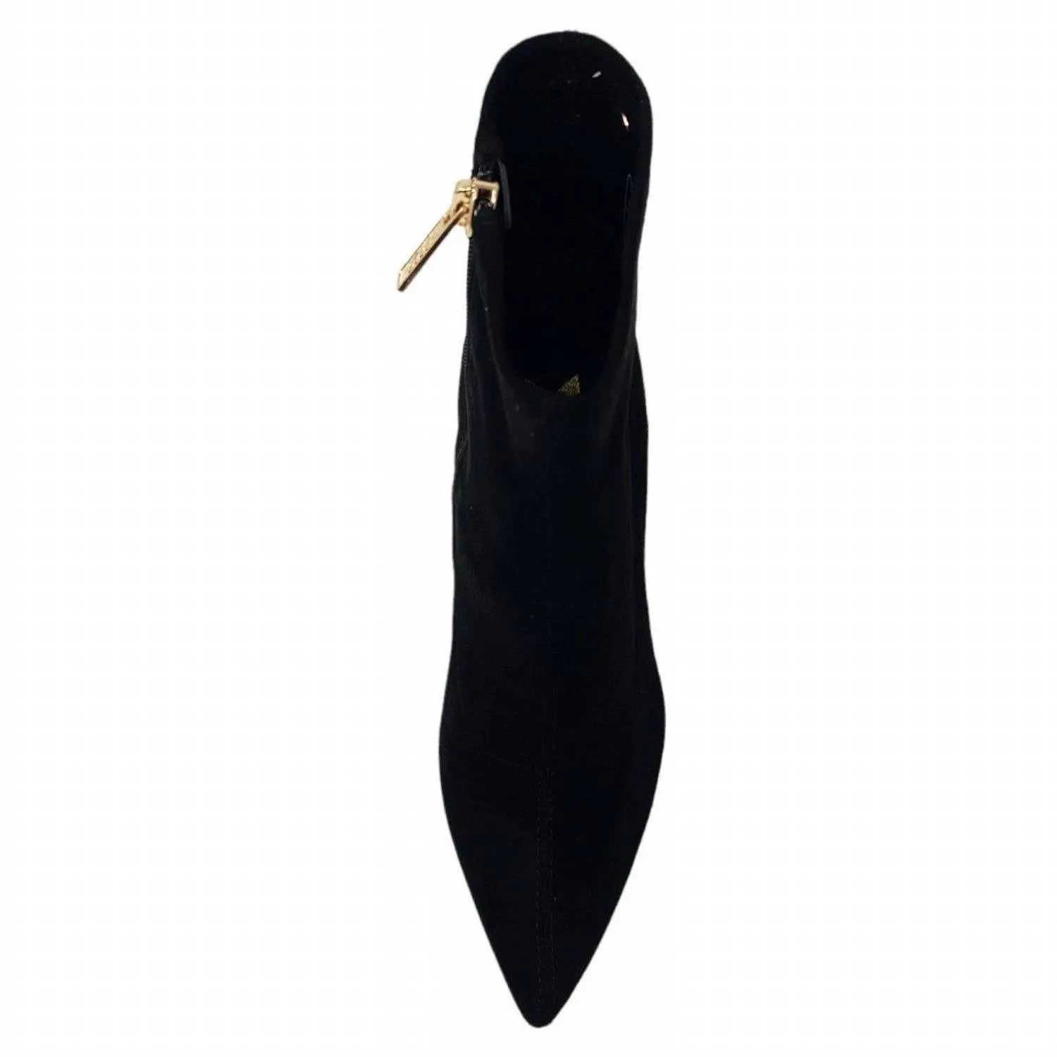 Women's Suede Dress Booties In Black