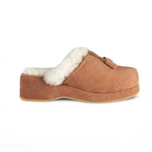 Women's Tassel Clog In Chestnut