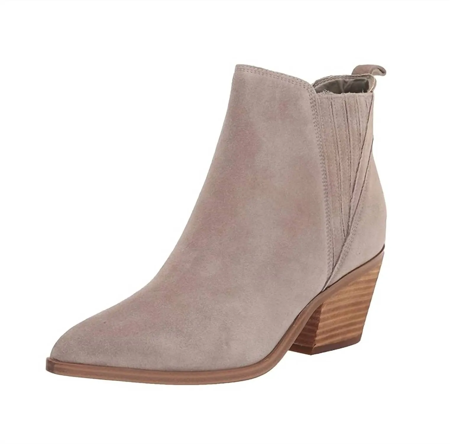 Women's Teona Ankle Boot In Gray Suede