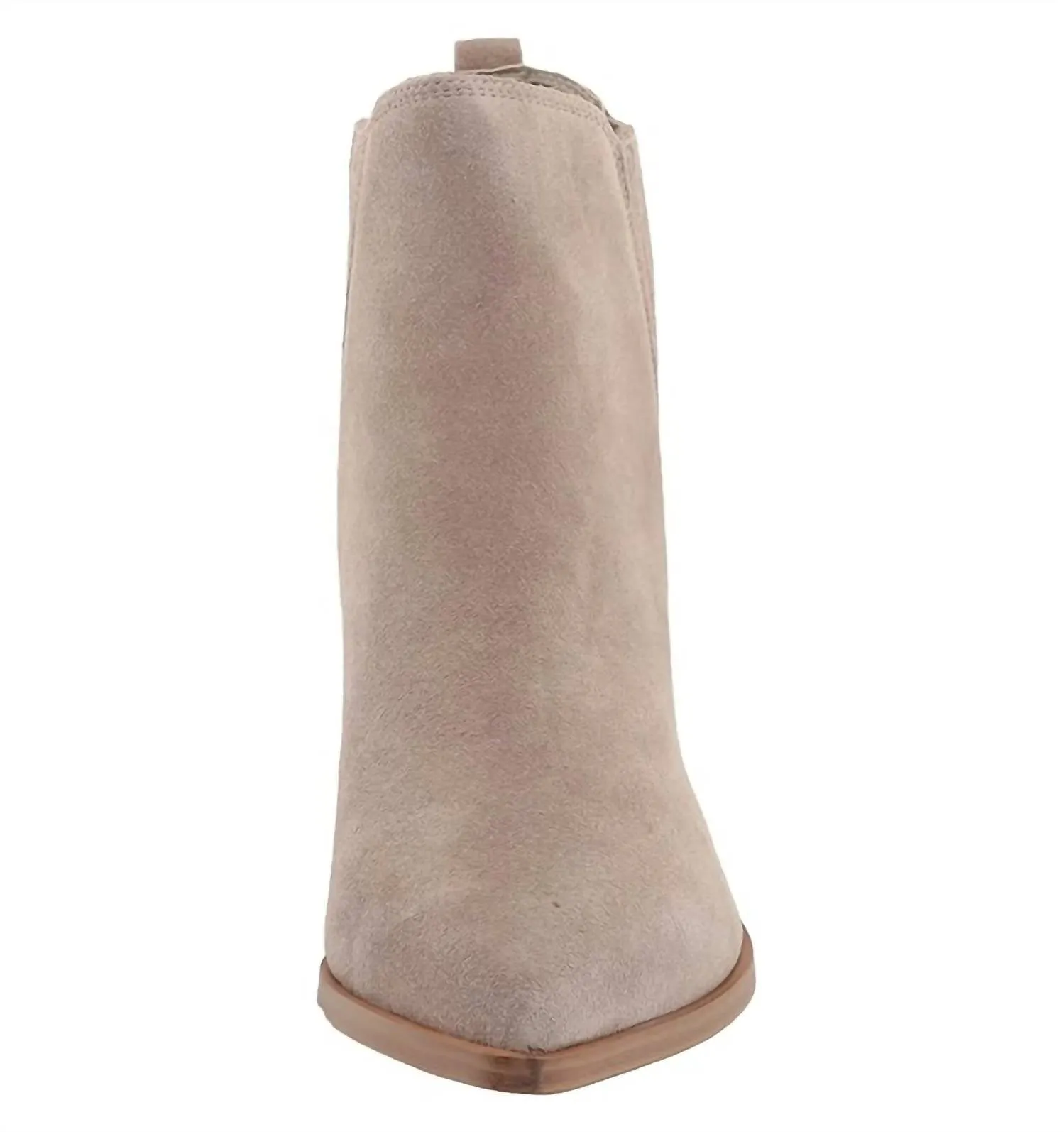Women's Teona Ankle Boot In Gray Suede
