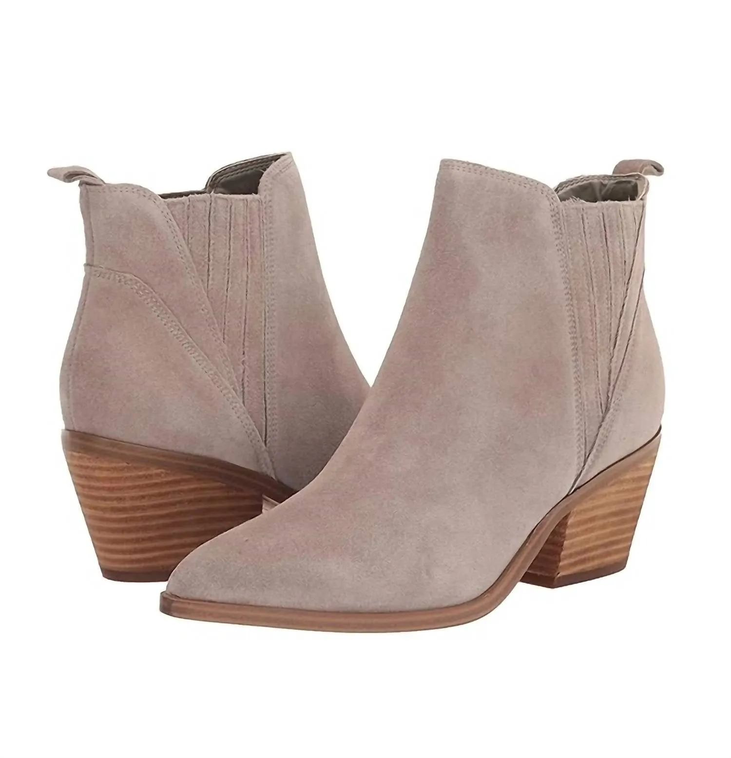 Women's Teona Ankle Boot In Gray Suede