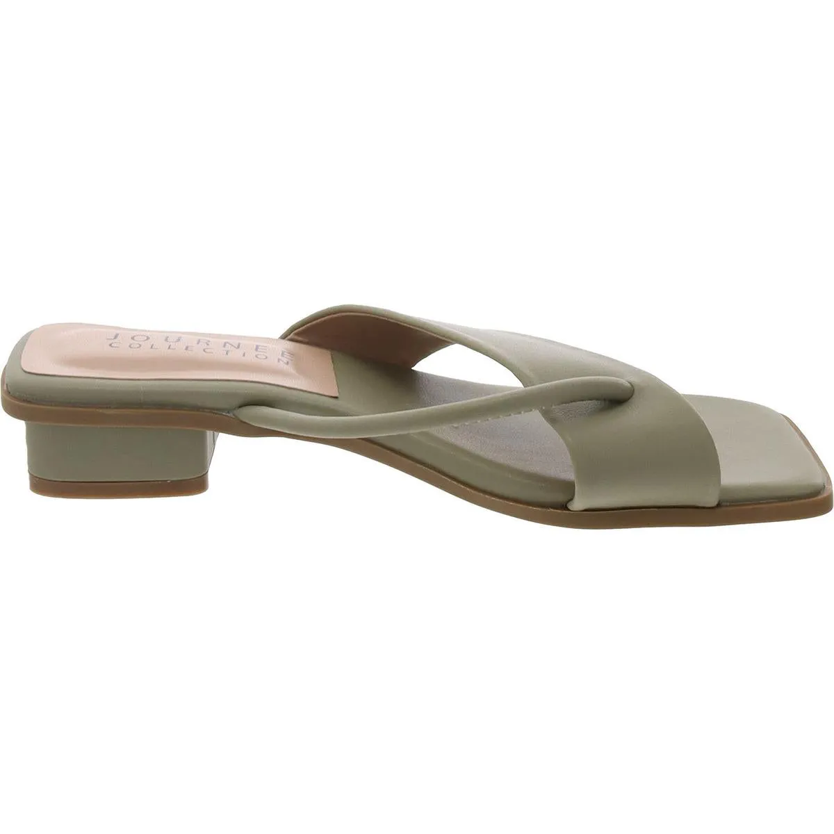 Womens Toe Loop Manmade Slide