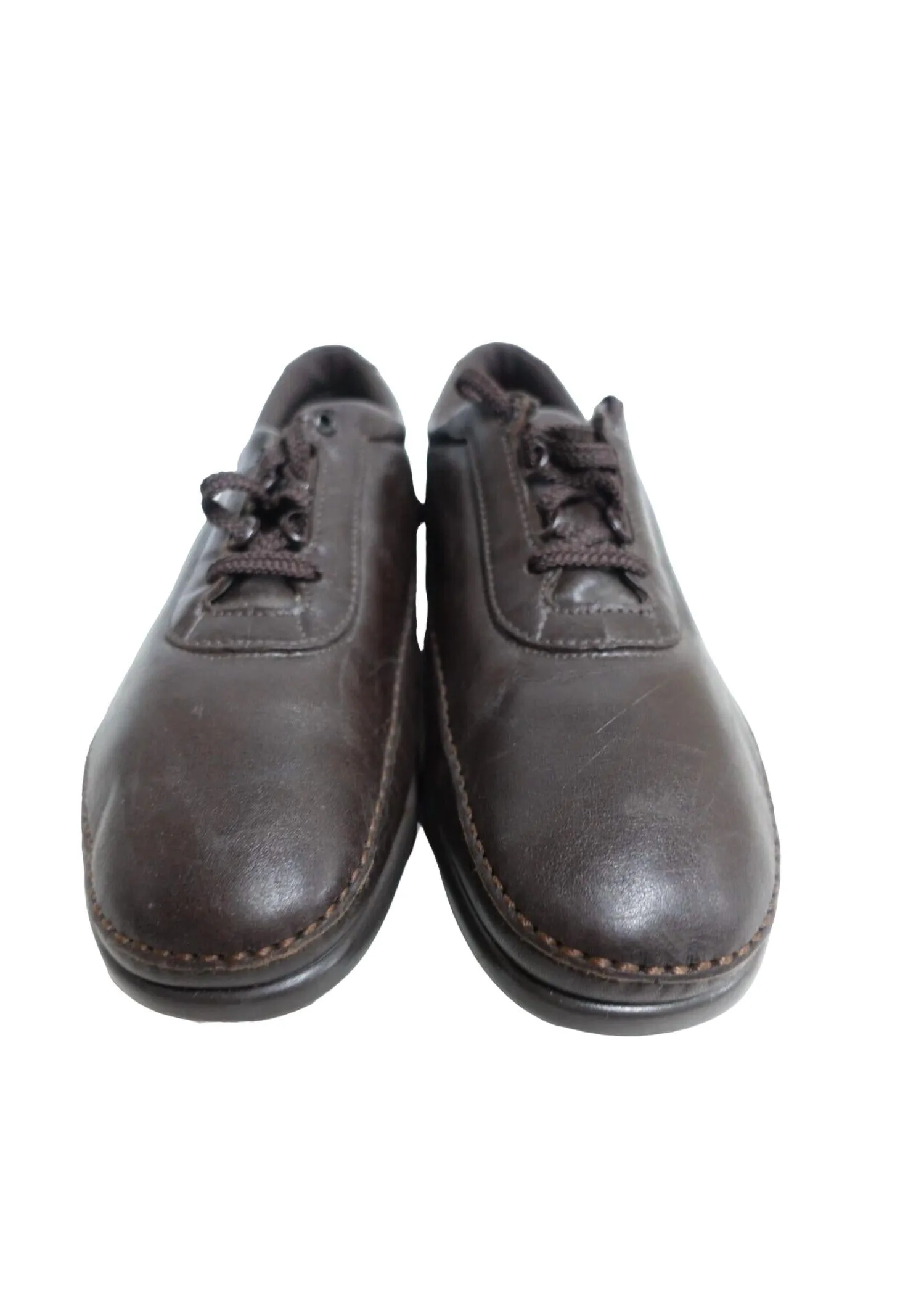 Women's Traveler Athletic Lace Up Shoe - Medium In Dark Brown