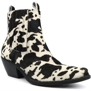 Women's West 3 Cow Boots In Black