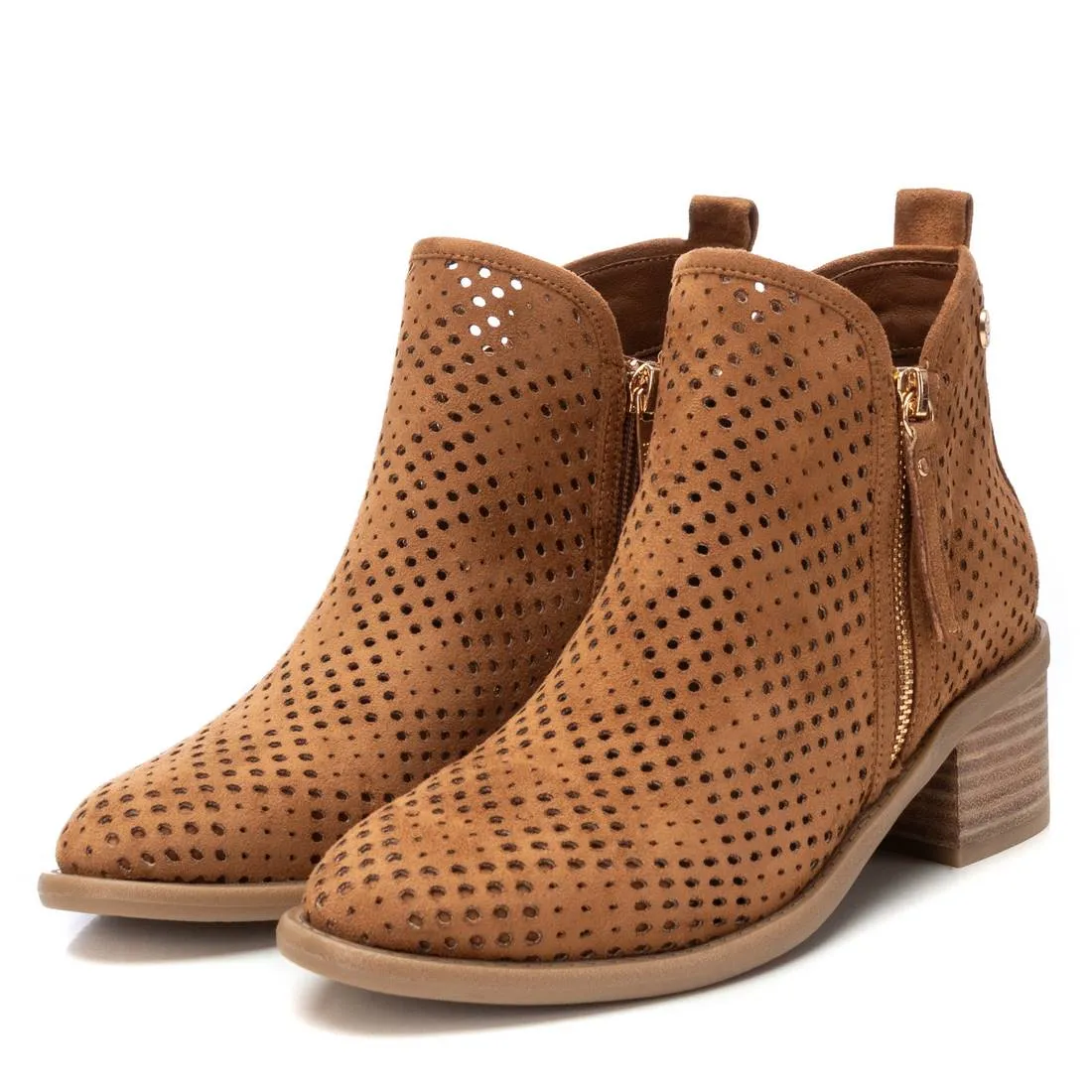 Xti Women's Italian Western Booties With side Zipper