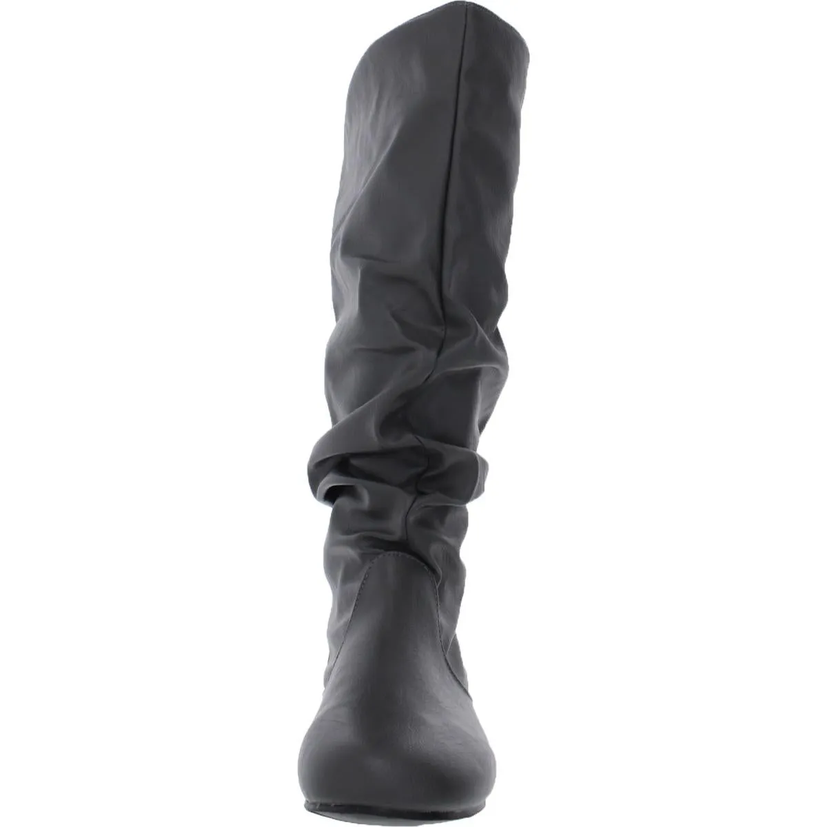 XWC-Jayne Womens Slouchy Flat Heel Knee-High Boots