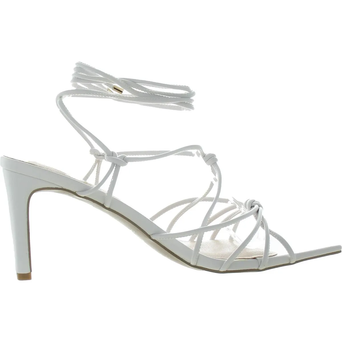 Yita Womens Lace-Up Man Made Block Heels